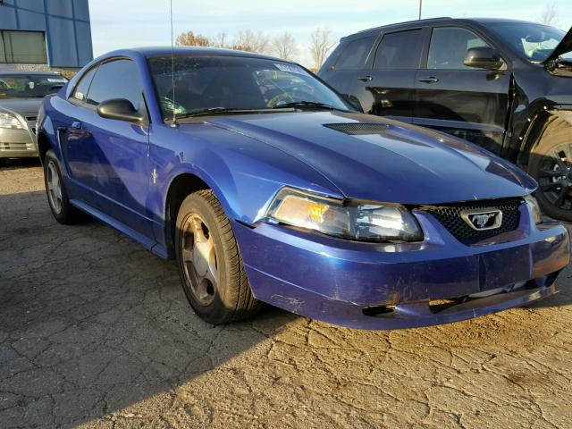 1FAFP40442F202751 - 2002 FORD MUSTANG BLUE photo 1