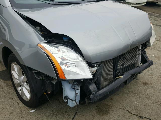 3N1AB6AP4BL728734 - 2011 NISSAN SENTRA 2.0 GRAY photo 9