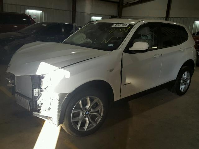 5UXWX7C55E0E78056 - 2014 BMW X3 XDRIVE3 WHITE photo 2