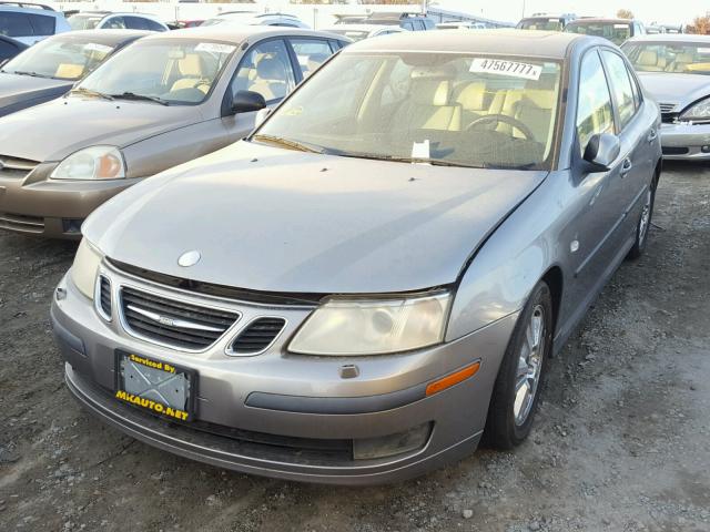 YS3FD49Y961015719 - 2006 SAAB 9-3 BASE GRAY photo 2