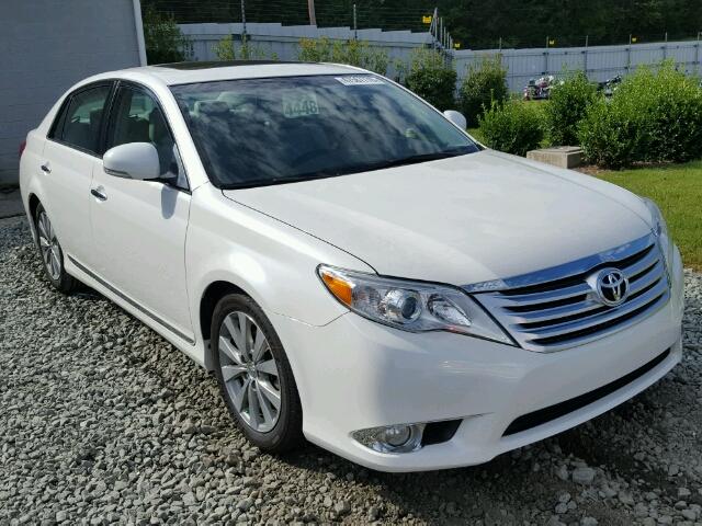4T1BK3DB2BU437053 - 2011 TOYOTA AVALON BAS WHITE photo 1