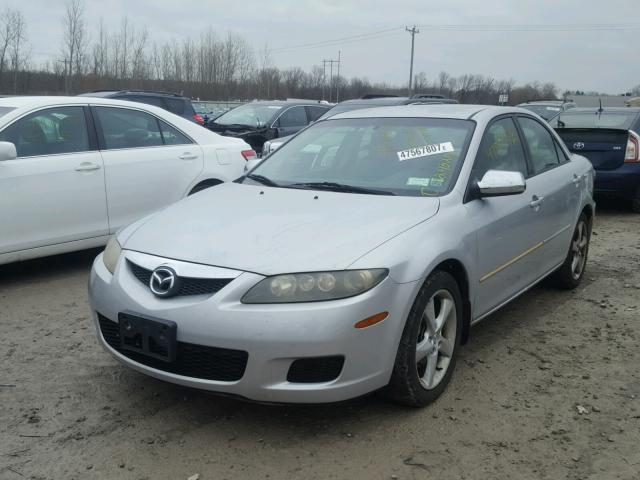 1YVHP80D065M34277 - 2006 MAZDA 6 S SILVER photo 2