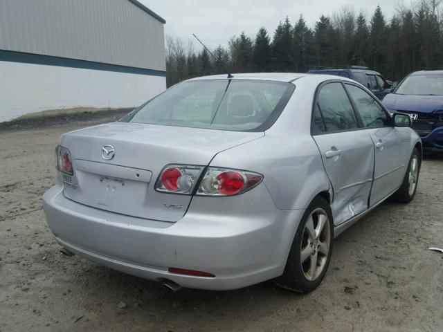 1YVHP80D065M34277 - 2006 MAZDA 6 S SILVER photo 4