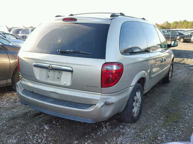 2C4GP54L05R543325 - 2005 CHRYSLER TOWN & COU BEIGE photo 4