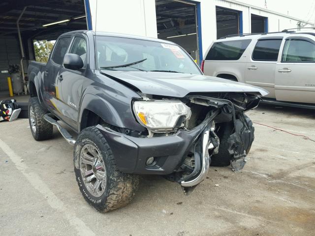 3TMLU4EN6FM166560 - 2015 TOYOTA TACOMA DOU GRAY photo 1