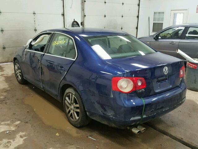 3VWRF71KX6M791400 - 2006 VOLKSWAGEN JETTA 2.5 BLUE photo 3