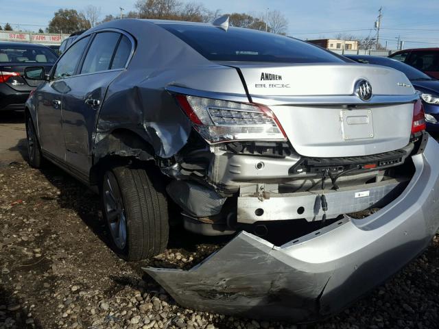 1G4GB5G30GF119532 - 2016 BUICK LACROSSE SILVER photo 3