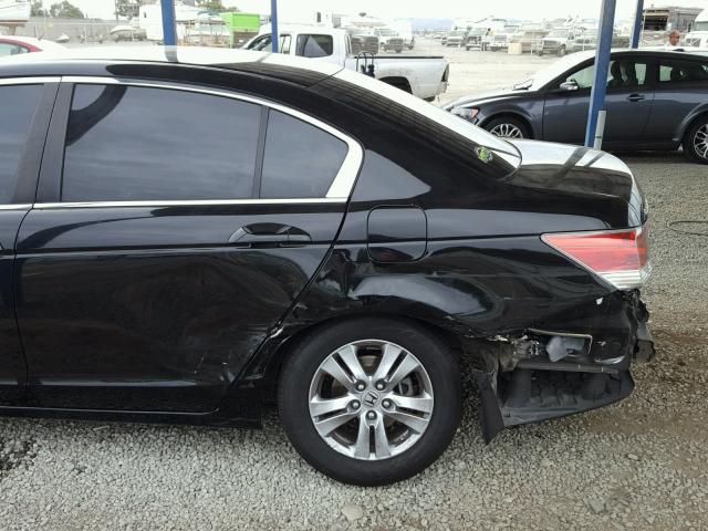 1HGCP2F62BA063910 - 2011 HONDA ACCORD SE BLACK photo 9