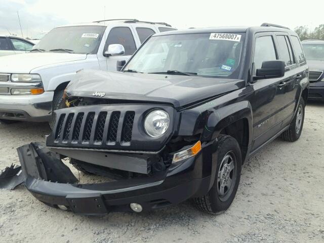 1C4NJRBB2ED730725 - 2014 JEEP PATRIOT SP BLACK photo 2