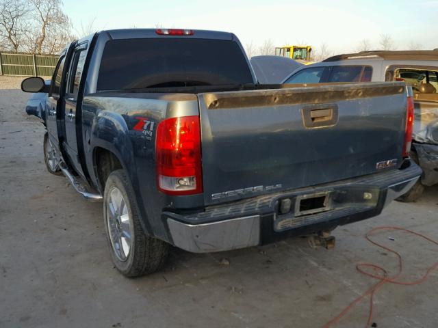 3GTEK23M39G216251 - 2009 GMC SIERRA K15 BLUE photo 3