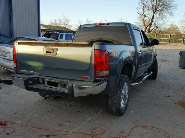 3GTEK23M39G216251 - 2009 GMC SIERRA K15 BLUE photo 4