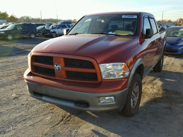 1D3HV13T49S731958 - 2009 DODGE RAM 1500 ORANGE photo 2