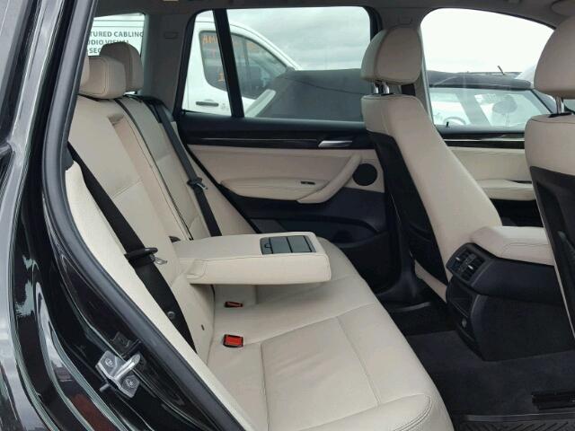 5UXWX9C5XD0A28395 - 2013 BMW X3 XDRIVE2 Czarny zdjęcie 6