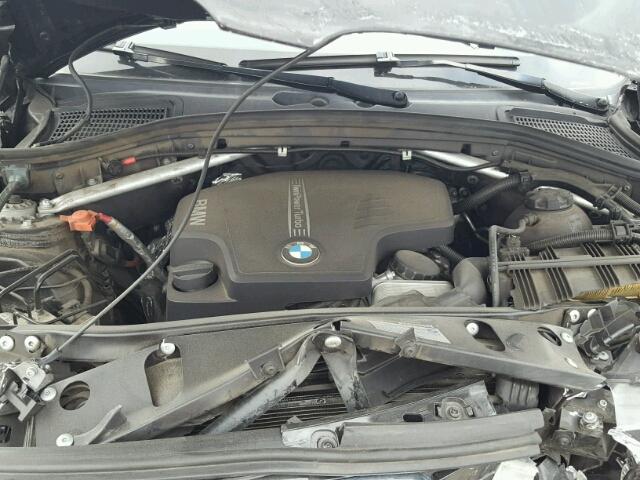 5UXWX9C5XD0A28395 - 2013 BMW X3 XDRIVE2 Czarny zdjęcie 7