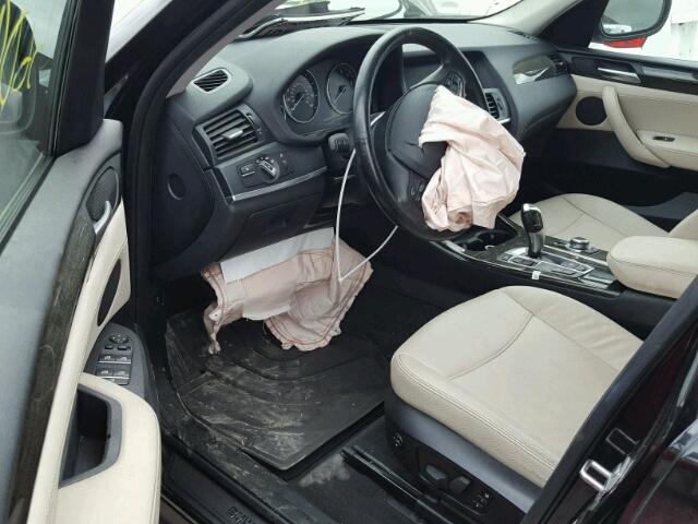 5UXWX9C5XD0A28395 - 2013 BMW X3 XDRIVE2 Czarny zdjęcie 9