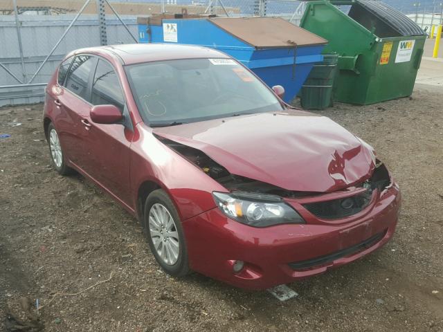 JF1GH6B62AH811206 - 2010 SUBARU IMPREZA 2. RED photo 1