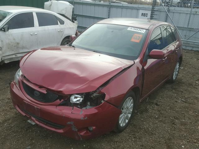 JF1GH6B62AH811206 - 2010 SUBARU IMPREZA 2. RED photo 2