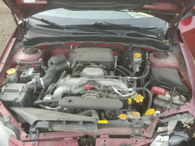 JF1GH6B62AH811206 - 2010 SUBARU IMPREZA 2. RED photo 7