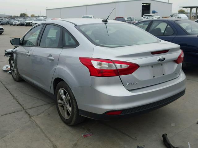 1FADP3F25EL301544 - 2014 FORD FOCUS SE SILVER photo 3