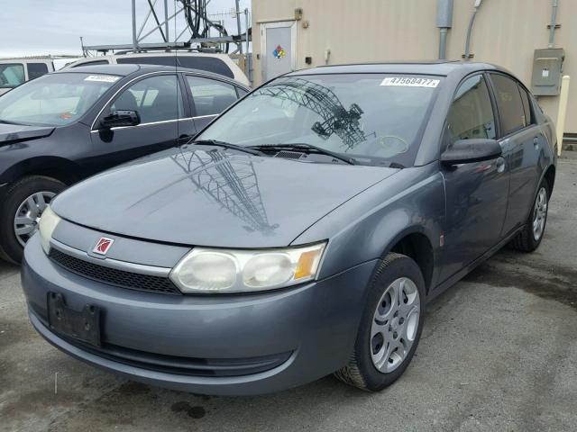 1G8AZ52F74Z222779 - 2004 SATURN ION LEVEL CHARCOAL photo 2