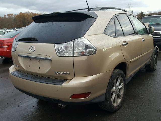 2T2HK31U79C127004 - 2009 LEXUS RX 350 TAN photo 4