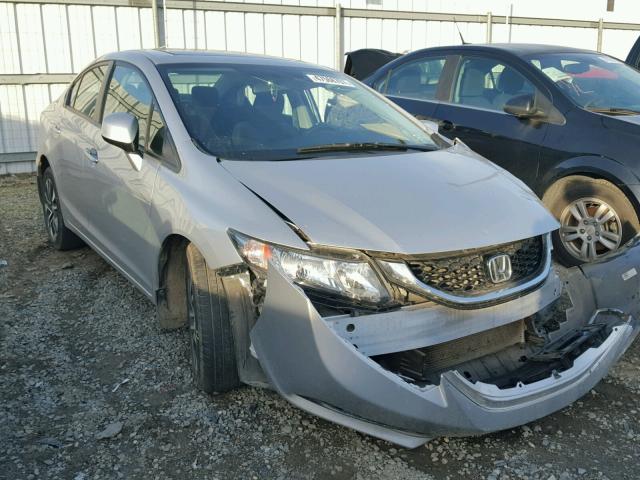 19XFB2F88DE259507 - 2013 HONDA CIVIC EX ვერცხლისფერი ფოტო 1