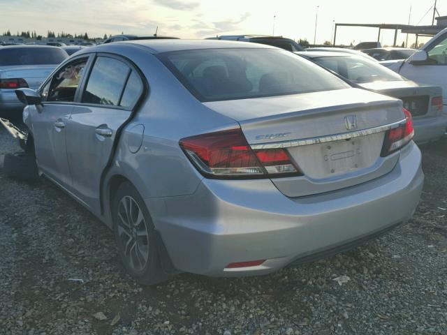 19XFB2F88DE259507 - 2013 HONDA CIVIC EX SILVER photo 3