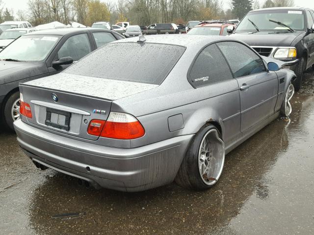 WBSBL93424PN58375 - 2004 BMW M3 GRAY photo 4