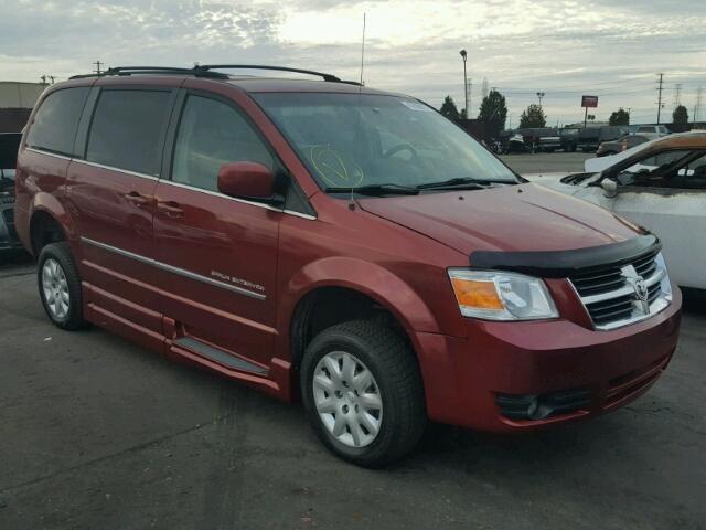 2D4RN5DX4AR426054 - 2010 DODGE GRAND CARA RED photo 1