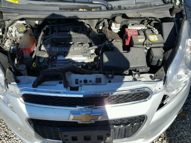 KL8CD6S91EC530251 - 2014 CHEVROLET SPARK 1LT SILVER photo 7