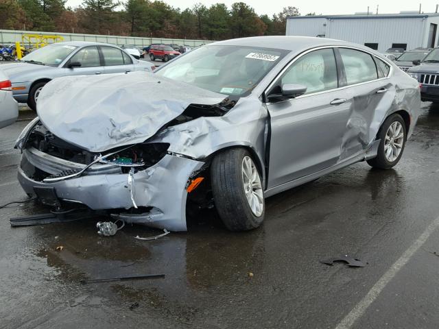 1C3CCCCB9FN531488 - 2015 CHRYSLER 200 C SILVER photo 2