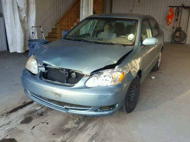 2T1BR30E47C755678 - 2007 TOYOTA COROLLA CE GREEN photo 2