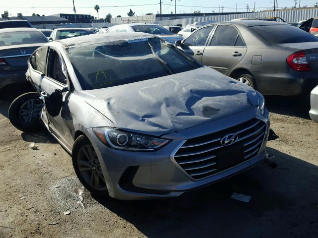 5NPD84LF0HH017963 - 2017 HYUNDAI ELANTRA SE GRAY photo 1