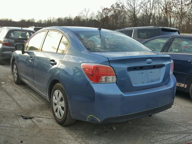 JF1GJAA61GH021381 - 2016 SUBARU IMPREZA BLUE photo 3