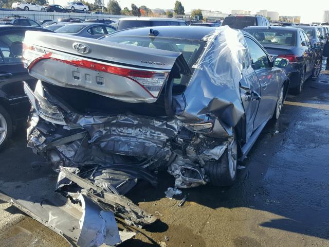 KMHFH4JG8GA513499 - 2016 HYUNDAI AZERA LIMI GRAY photo 4