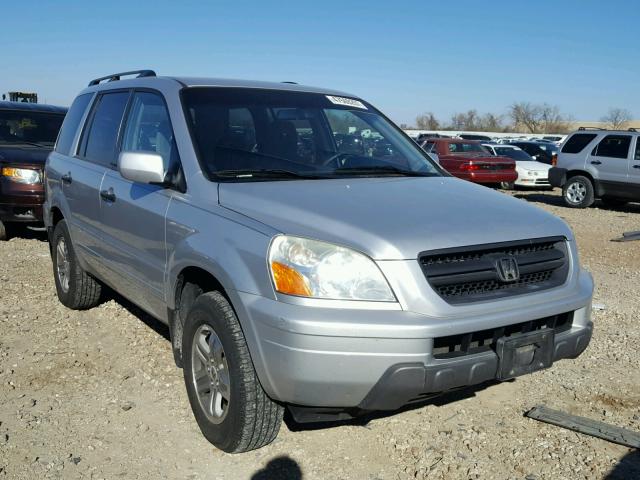 2HKYF18435H540905 - 2005 HONDA PILOT EX SILVER photo 1