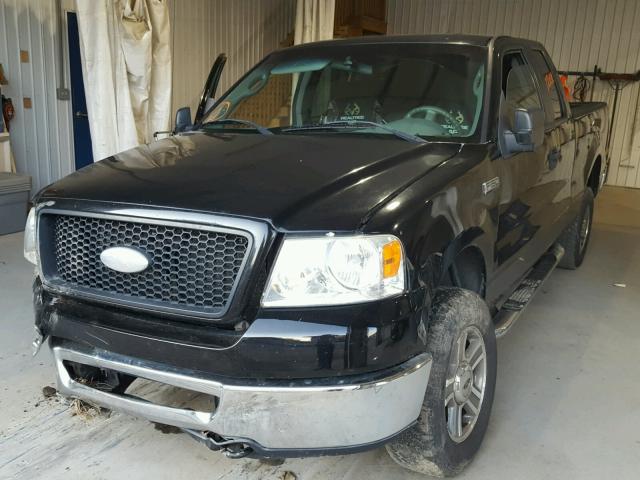 1FTRX14WX6NB23954 - 2006 FORD F150 BLACK photo 2