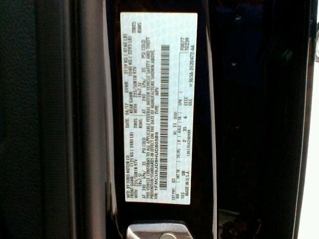 1FMCU9JD9HUD80589 - 2017 FORD ESCAPE TIT BLACK photo 10