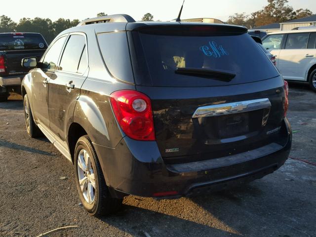 2GNALDEK2C6144844 - 2012 CHEVROLET EQUINOX LT BLACK photo 3