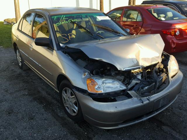 2HGES16593H586725 - 2003 HONDA CIVIC LX TAN photo 1