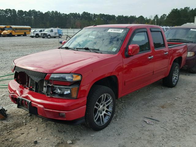 1GCDSCF94C8127858 - 2012 CHEVROLET COLORADO L RED photo 2