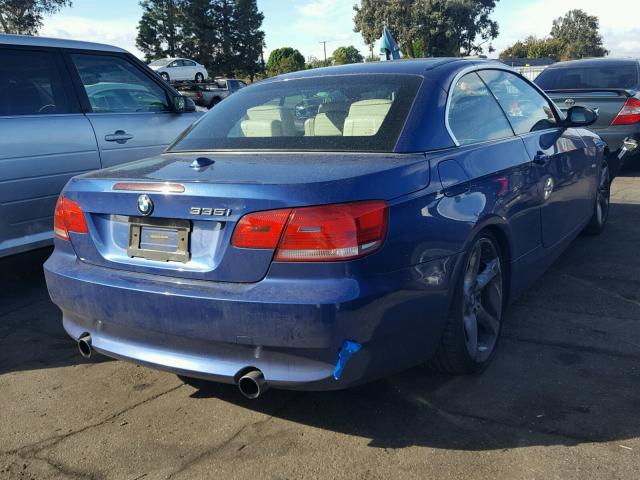 WBAWL735X9P179067 - 2009 BMW 335 I BLUE photo 4