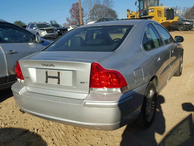 YV1RS592172632548 - 2007 VOLVO S60 2.5T SILVER photo 4