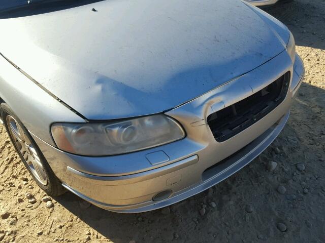 YV1RS592172632548 - 2007 VOLVO S60 2.5T SILVER photo 9