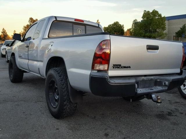 5TETX22N66Z169834 - 2006 TOYOTA TACOMA ACC SILVER photo 3