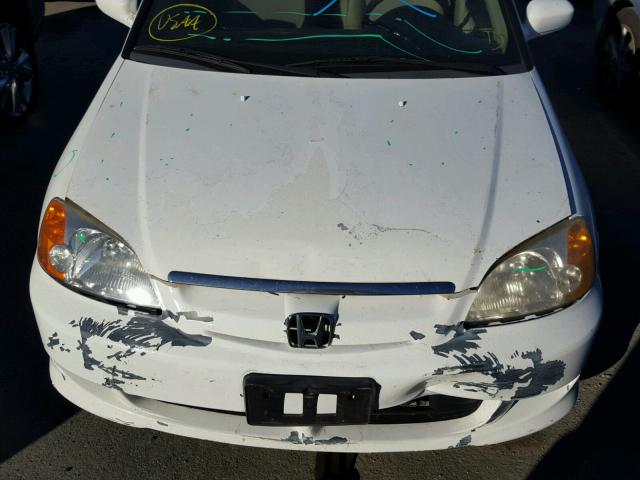 JHMES95603S009824 - 2003 HONDA CIVIC HYBR WHITE photo 9