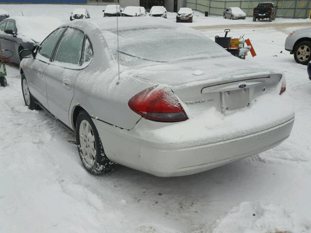 1FAFP53254G155551 - 2004 FORD TAURUS SE SILVER photo 3