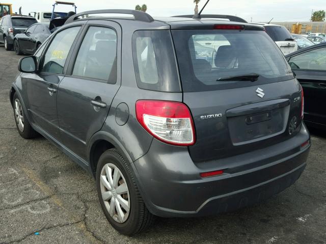 JS2YA5A3XA6301210 - 2010 SUZUKI SX4 BASE GRAY photo 3