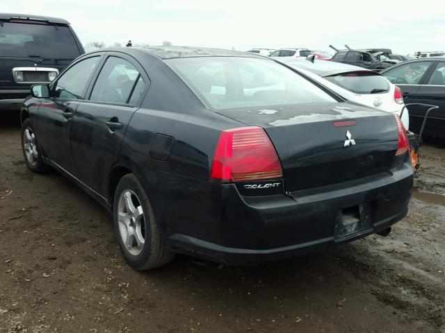 4A3AB26F06E021395 - 2006 MITSUBISHI GALANT DE BLACK photo 3