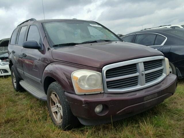 1D4HD48NX4F138715 - 2004 DODGE DURANGO SL MAROON photo 1